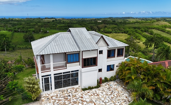Rustic Caribbean Property with Nearly 8 Acres and Mountain, Valley & Ocean Views